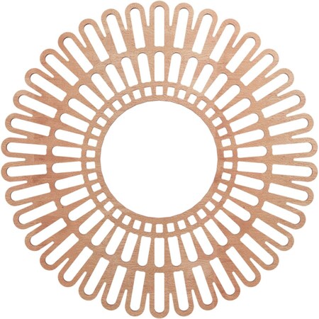 Ekena Millwork Cornelius Wood Fretwork Pierced Ceiling Medallion, Cherry, 20"OD x 7 1/2"ID x 1/4"T CMWP20X0250CRCH